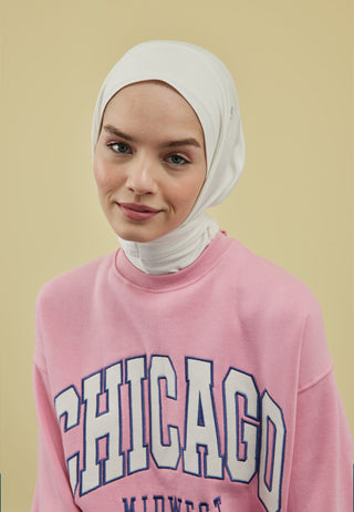 Athletic Hijab Off-White