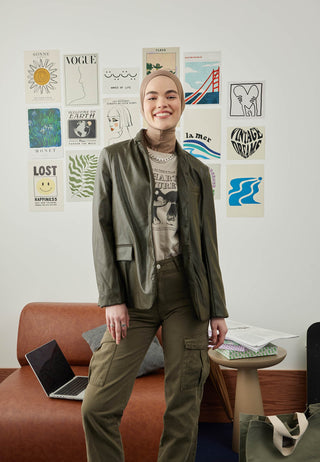 ATHLETIC HIJAB KOYU VİZON