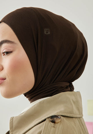 ATHLETIC HIJAB KOYU KAHVE