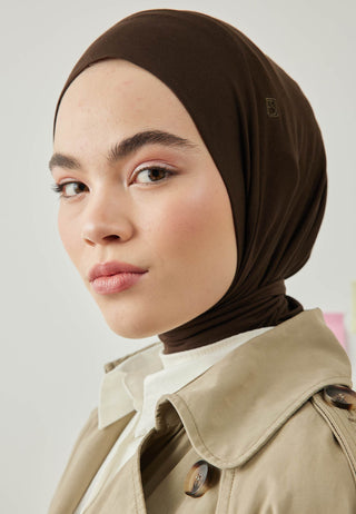 ATHLETIC HIJAB KOYU KAHVE