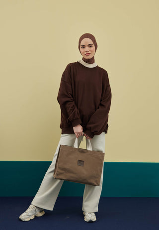 Athletic Hijab Deep Brown