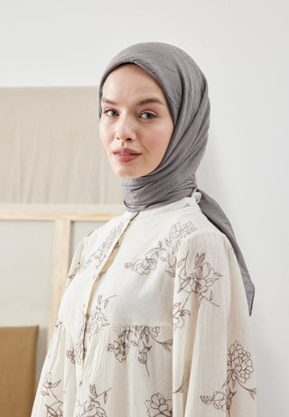 BAMBU EŞARP KOYU GRİ