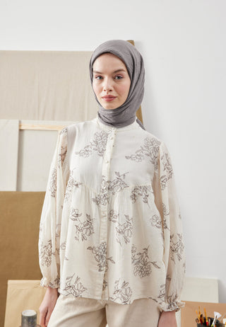 BAMBU EŞARP KOYU GRİ