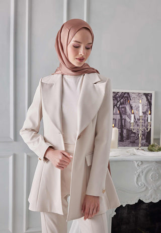 Shimmering Hijab Dusty Rose