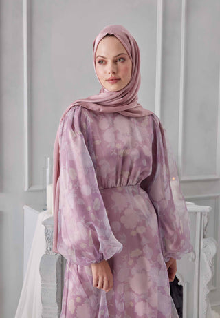 Shimmering Hijab Powder Pink