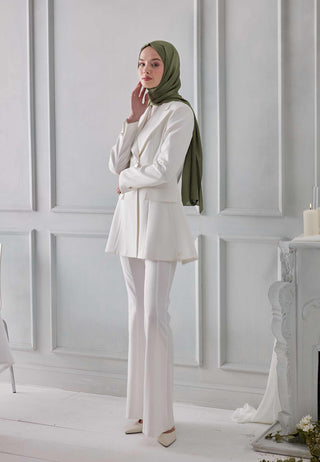 Shimmering Hijab Leaf Green