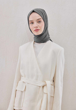 Medina Silk Hijab Smoke