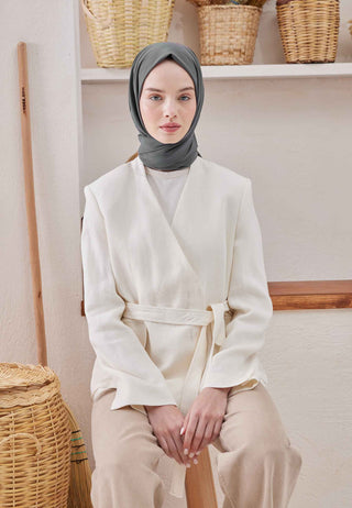 Medina Silk Hijab Smoke