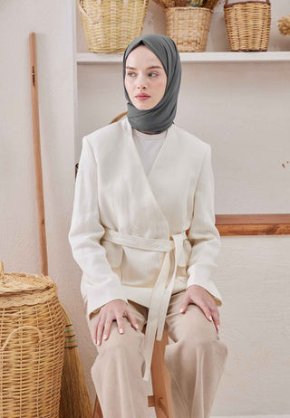 Medina Silk Hijab Smoke