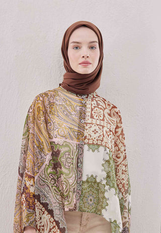 MEDİNE İPEĞİ EŞARP AĞAÇ KABUĞU