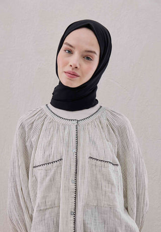 MEDİNE İPEĞİ ŞAL SİYAH