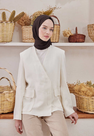 Medina Silk Hijab Bitter Brown