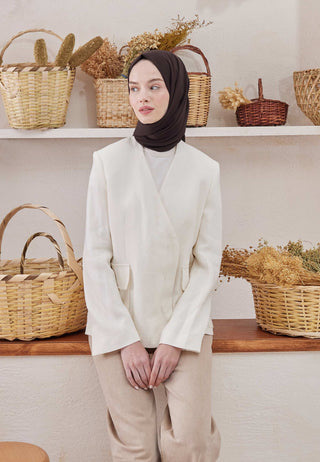 Medina Silk Hijab Bitter Brown