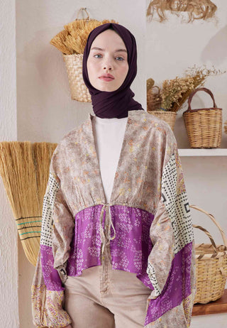 Medina Silk Hijab Purple