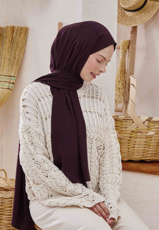 MEDİNE İPEĞİ ŞAL PATLICAN MORU