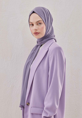 MEDİNE İPEĞİ ŞAL LAVANTA