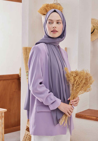 MEDİNE İPEĞİ ŞAL LAVANTA