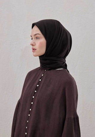 MEDİNE İPEĞİ EŞARP ACI KAHVE