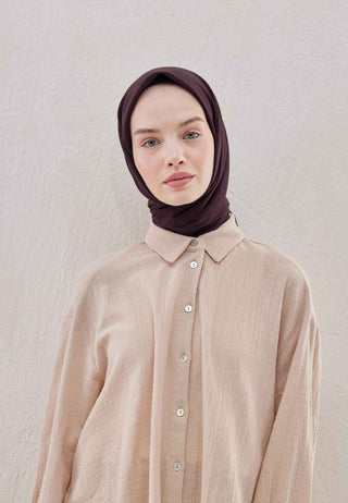 MEDİNE İPEĞİ EŞARP ACI PATLICAN