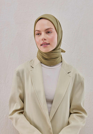 Medina Silk Scarf Sage
