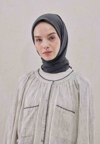 MEDİNE İPEĞİ EŞARP ANTRASİT