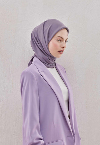 MEDİNE İPEĞİ EŞARP LAVANTA
