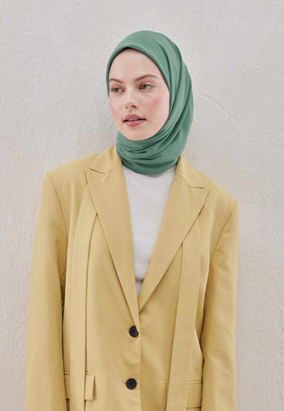 MEDİNE İPEĞİ EŞARP MINT