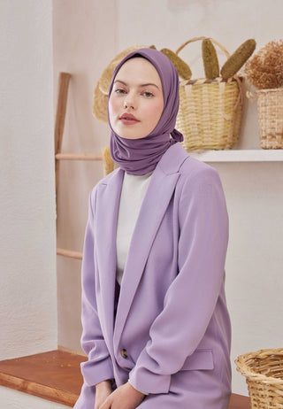 MEDİNE İPEĞİ EŞARP MENEKŞE