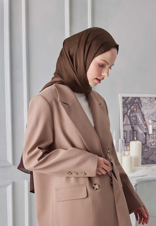 JANJANLI ŞAL ÇİKOLATA KAHVE