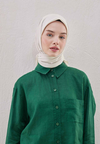 MEDİNE İPEĞİ EŞARP KIRIK BEYAZ