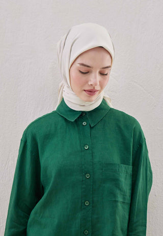 MEDİNE İPEĞİ EŞARP KIRIK BEYAZ