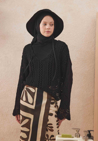 VUAL CRASH ŞAL SİYAH