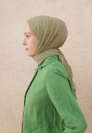 Voile Crinkle Hijab Sage