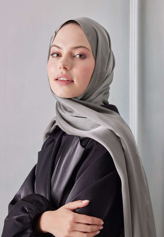 JANJANLI ŞAL KOYU GRİ