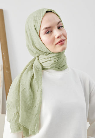 Bamboo Hijab Pistachio Green