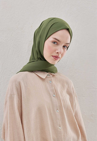 Medina Silk Hijab Khaki