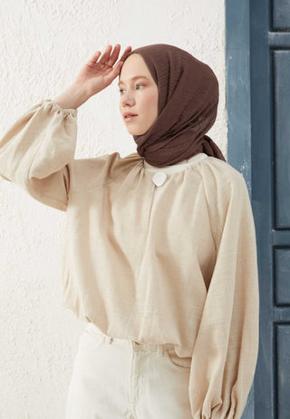 Crinkle Hijab Cocoa