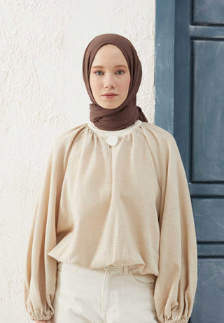 Crinkle Hijab Cocoa