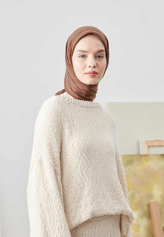 BAMBU EŞARP ÇİKOLATA KAHVE