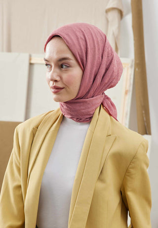 BAMBU EŞARP VINTAGE ROSE