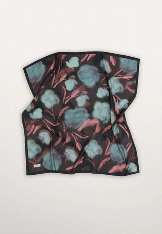 DARCY DESEN PAMUK İPEK EŞARP TURKUAZ