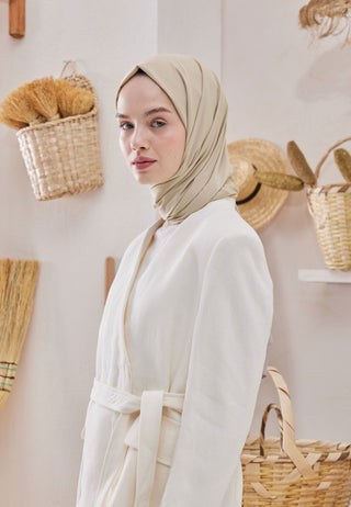 Medina Silk Hijab Stone