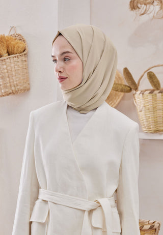 Medina Silk Hijab Stone