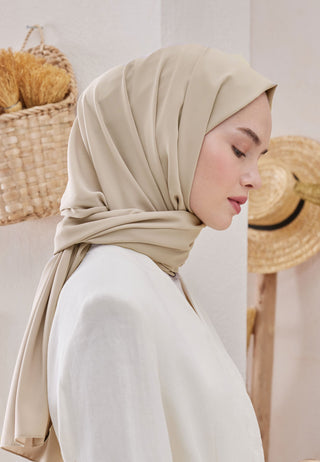 Medina Silk Hijab Stone