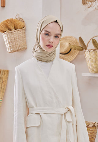 Medina Silk Hijab Stone