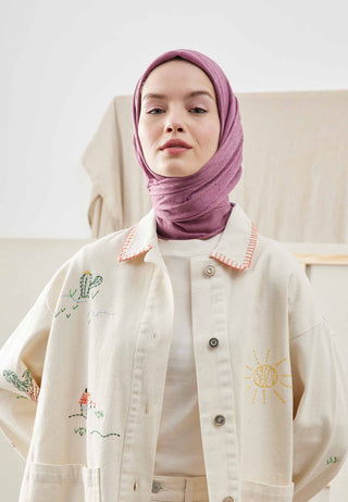 Bamboo Scarf Dusty Rose