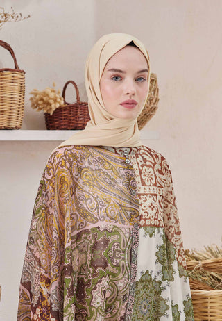 Medina Silk Hijab Light Taupe