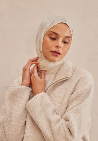 KAZAYAĞI JAKARLI ŞAL BEJ