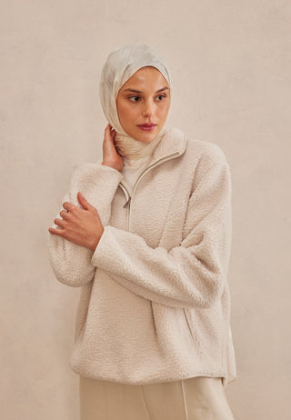 KAZAYAĞI JAKARLI ŞAL BEJ