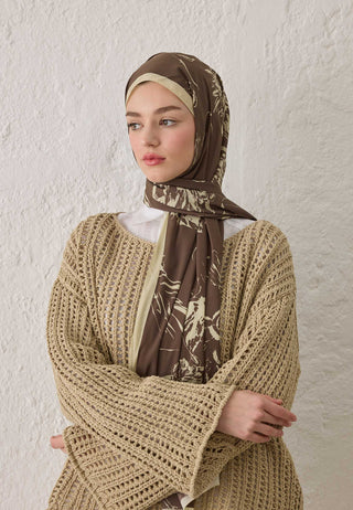 ADELA DESEN ŞAL KAHVE